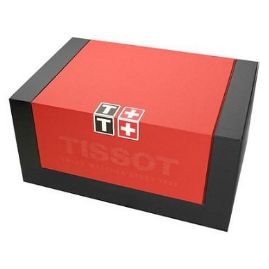 שעון לגבר טיסו TISSOT T0274171705100 לוח שחור רצועה שחורה