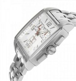 שעון לגבר טיסו TISSOT T0055171127700 כסוף מרובע לוח לבן
