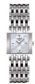 שעון לאישה טיסו TISSOT T02118171 כסוף מרובע לוח צדף