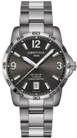 שעון לגבר סרטינה CERTINA C034.451.44.087.00 טיטניום כסוף לוח אפור