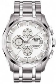 שעון לגבר טיסו TISSOT T0356271103100 כסוף לוח לבן